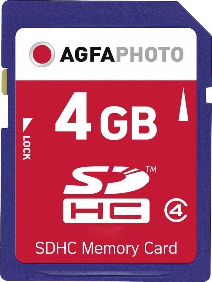 Card AgfaPhoto SDHC 4GB clasa 4 (10405)