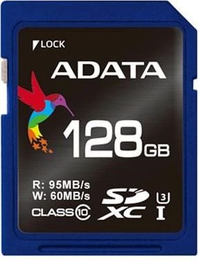 Card de memorie ADATA PremierPRO, MicroDSXC, 128GB, UHS-I U3