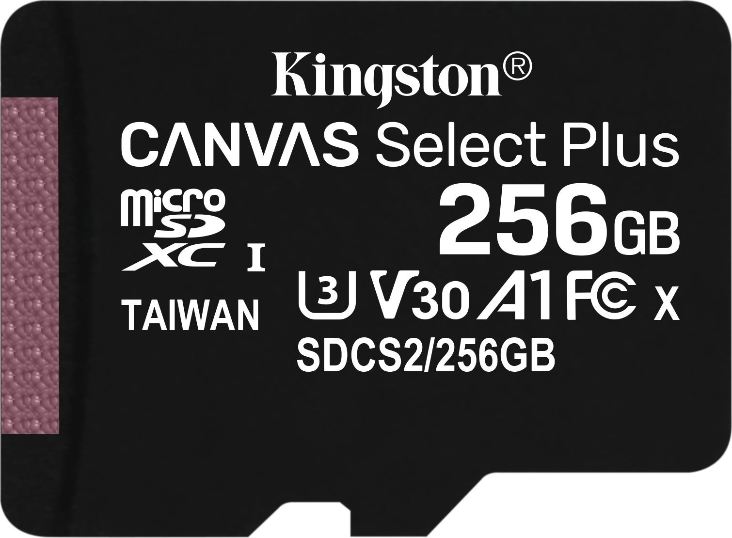 Card de memorie Kingston Canvas Select Plus, MicroSD, 256GB, Class 10, UHS-I Performance, U1, V10