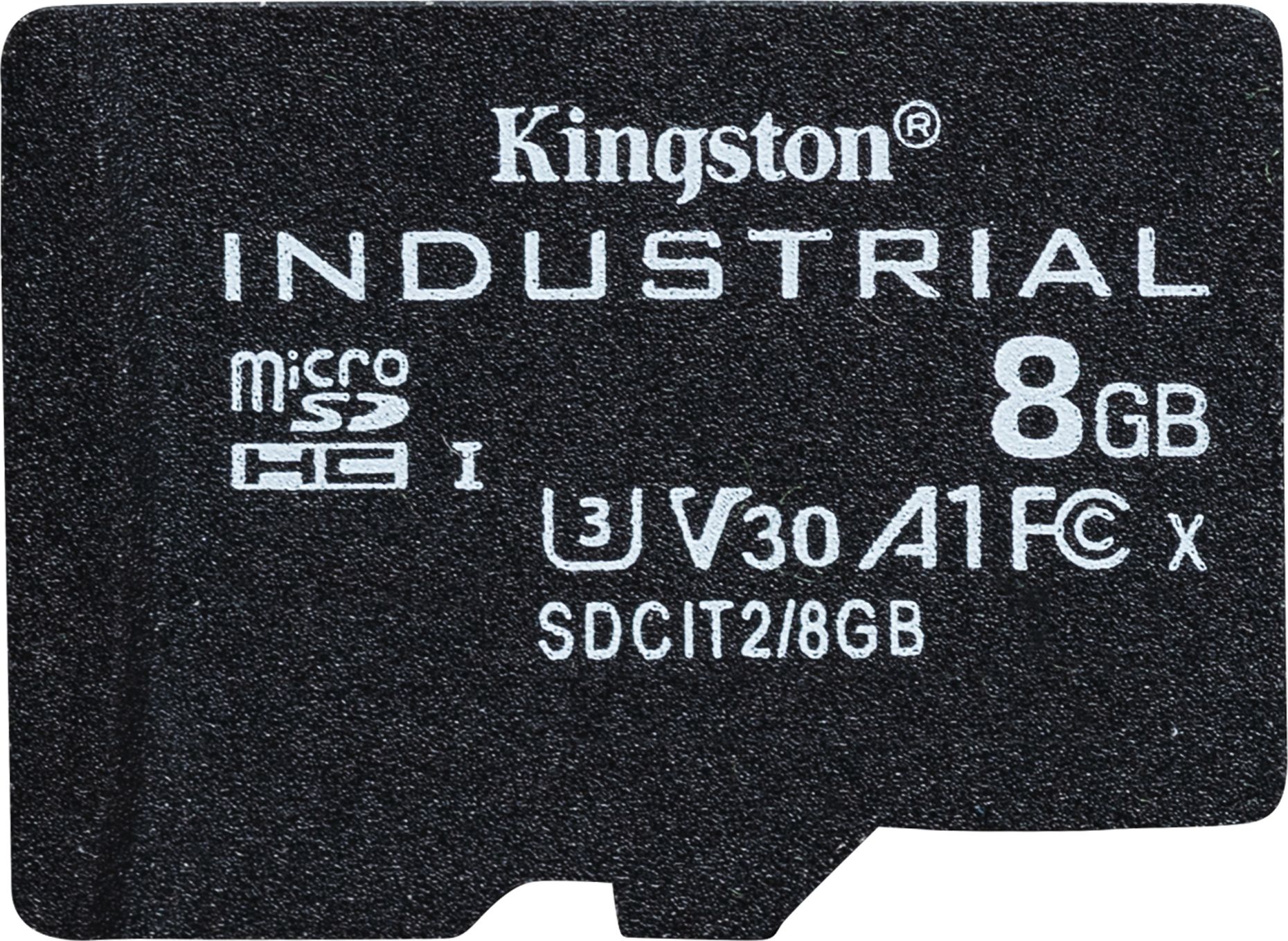 Card de memorie Kingston MicroSDHC, 8GB, UHS-I, Class 10, Industrial Temp si Adaptor SD