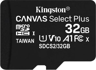 Carduri memorie - Card de memorie Kingston Select Plus MicroSD, 32GB, Class 10, UHS-I