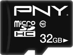Carduri memorie - Card de Memorie PNY Performance Plus MicroSDHC 32GB Clasa 10, UHS-I, WaterProof, ShockProof, Temperature Proof + Adaptor SD