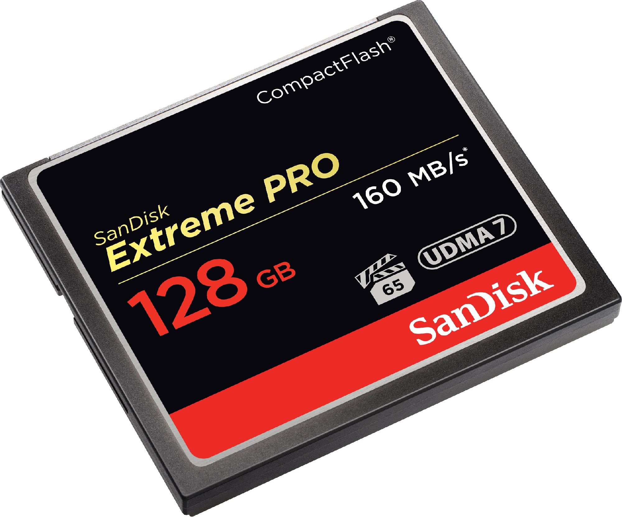 Card de memorie SanDisk Compact Flash Extreme, 128 GB, UDMA 7, Full HD
