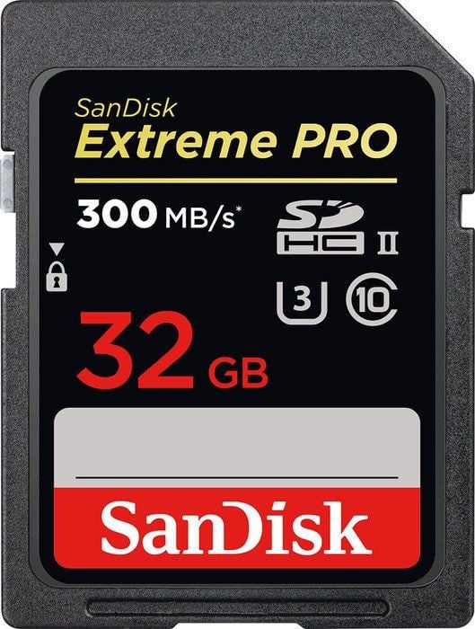 Card de memorie SanDisk Compact Flash Extreme Pro 32 GB,SDHC, 300 MB/s,UHS-II, Class 10, U3, V90