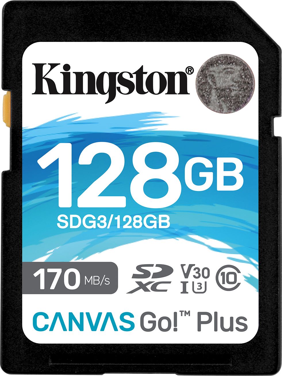 Carduri memorie - Card de memorie SD Kingston Canvas GO Plus, 128GB, Clasa 10, UHS-I, Adaptor inclus