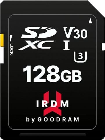 Card de memorie SDXC Goodram IRDM 128GB,UHS I,U3, IR-S3A0-1280R12