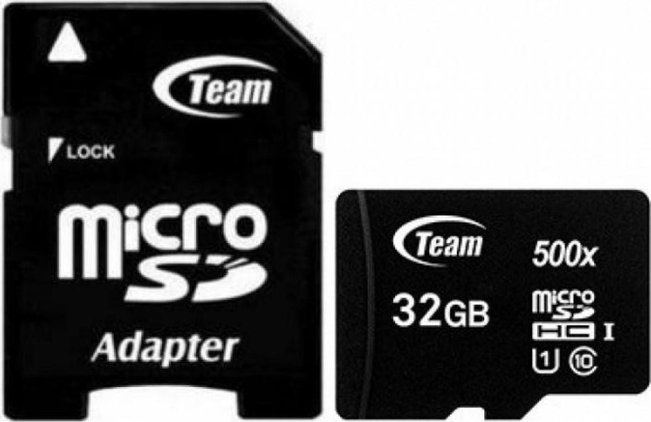 Card de Memorie Team Group 32GB Micro SDHC/SDXC UHS-I CARD + SD Adapter