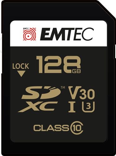 Card Emtec Speedin Pro SDXC 128GB Clasa 10 UHS-I/U3 V30 (ECMSD128GXC10SP)