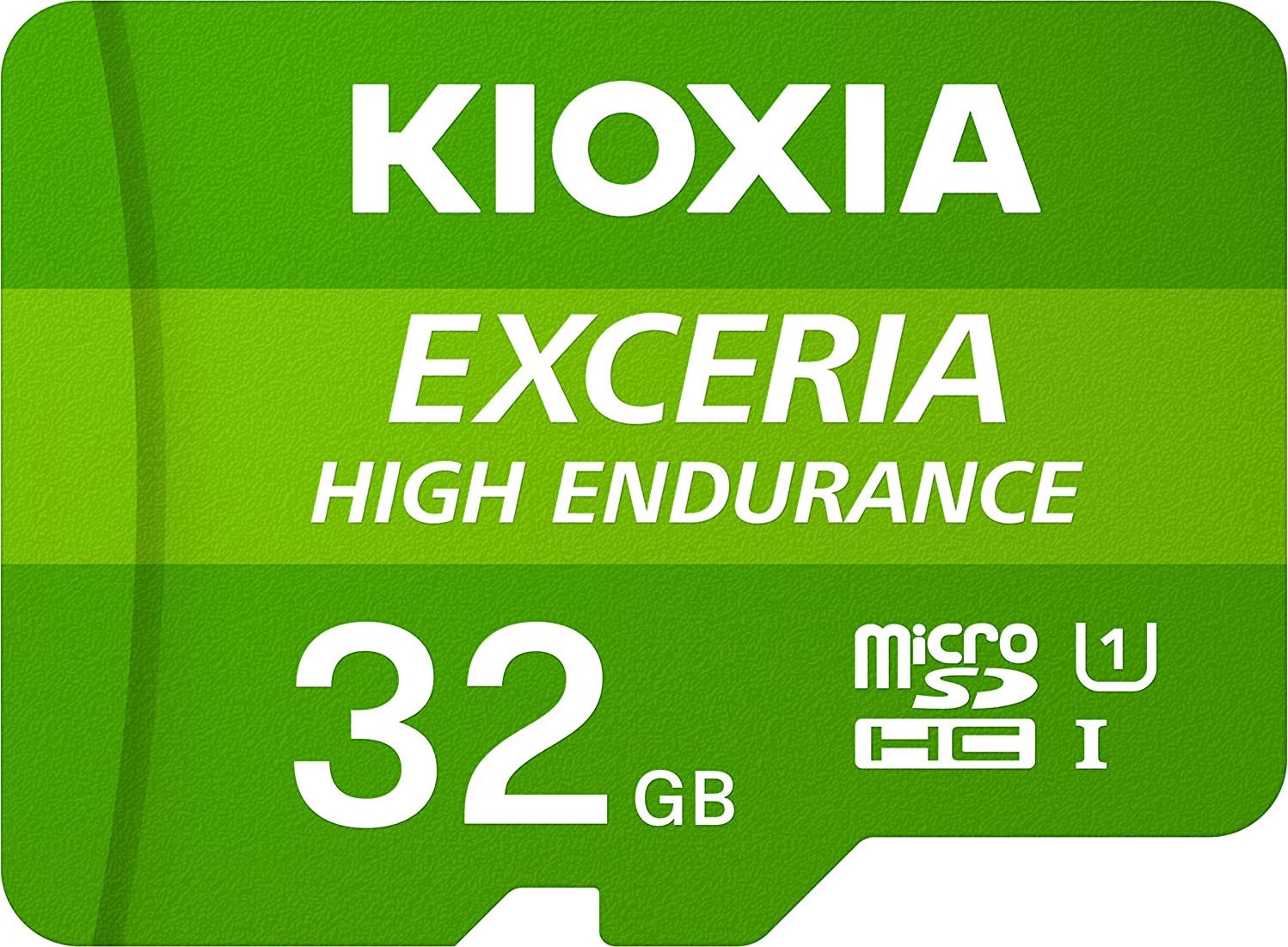 Card Kioxia Exceria High Endurance MicroSDHC 32GB Clasa 10 UHS-I/U1 A1 V10 (LMHE1G032GG2)