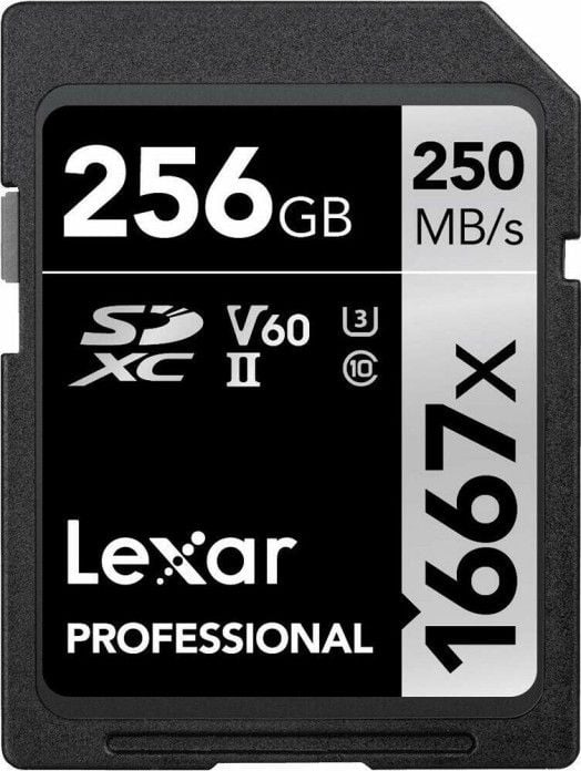 Card Lexar Professional 1667x SDXC 256GB Clasa 10 UHS-II/U3 V60 (LSD256CB1667)