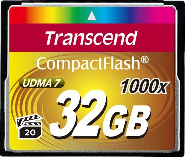 Card memorie Transcend, 32GB, Compact Flash 1000x