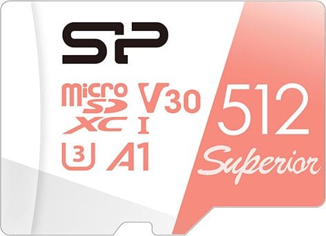 Card MicroSDXC superior Silicon Power 512 GB clasa 10 UHS-I/U3 A1 V30 (SP512GBSTXDV3V20SP)