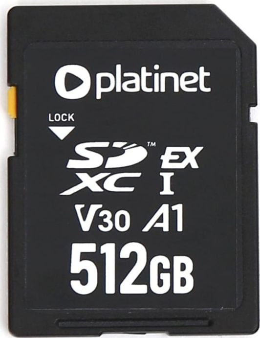 Card Platinet SD7.0 SDXC 512GB A1 V30 (PMMSDEX7512)