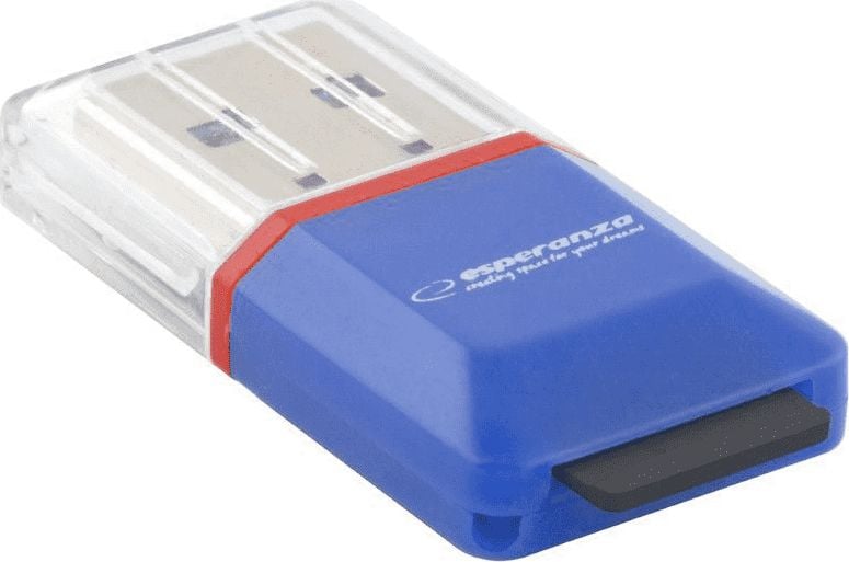 Card reader - Card Reader Esperanza EA134B, USB 2.0, cititor extern carduri microSD, 480 Mb/s