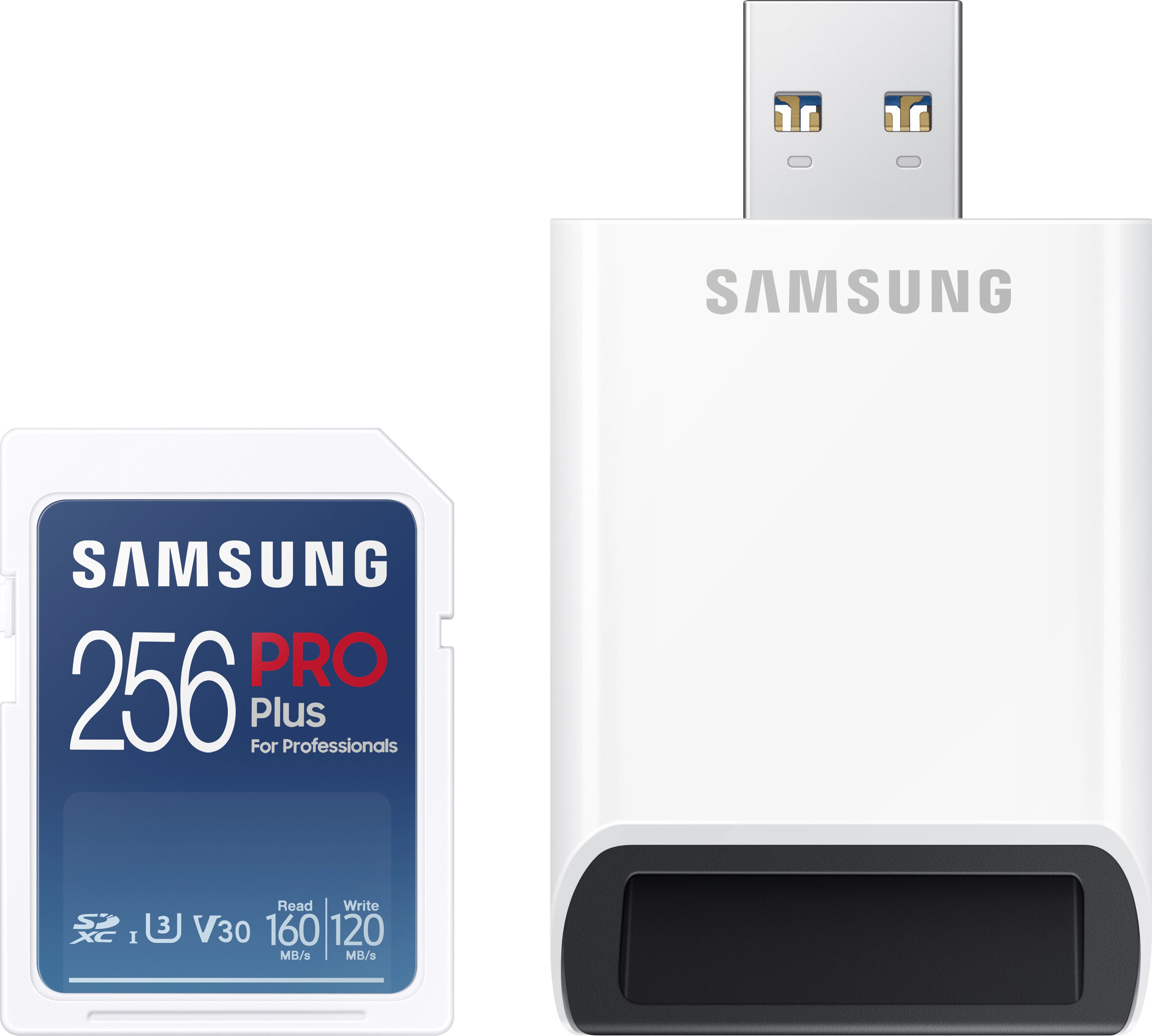 Card Samsung PRO Plus 2021 SDXC 256 GB clasa 10 UHS-I/U3 V30 (MB-SD256KB/EU)