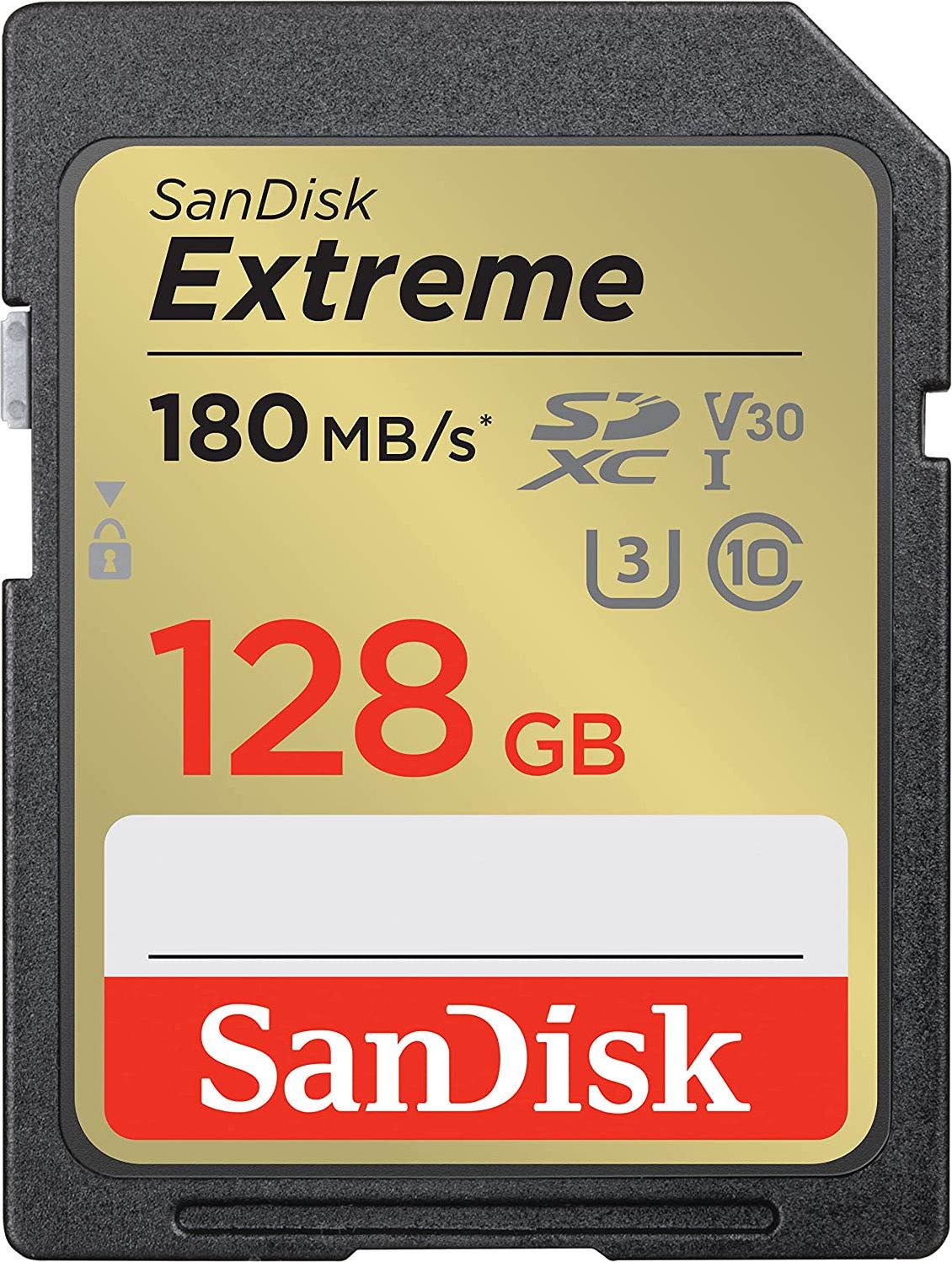 Card SanDisk Extreme SDXC 128GB Clasa 10 UHS-I/U3 V30 (SDSDXVA-128G-GNCIN)