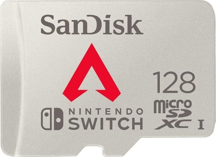 Card SanDisk Nintendo Switch Apex Legends MicroSDXC 128GB Clasa 10 UHS-I/U3 (SDSQXAO-128G-GN6ZY)