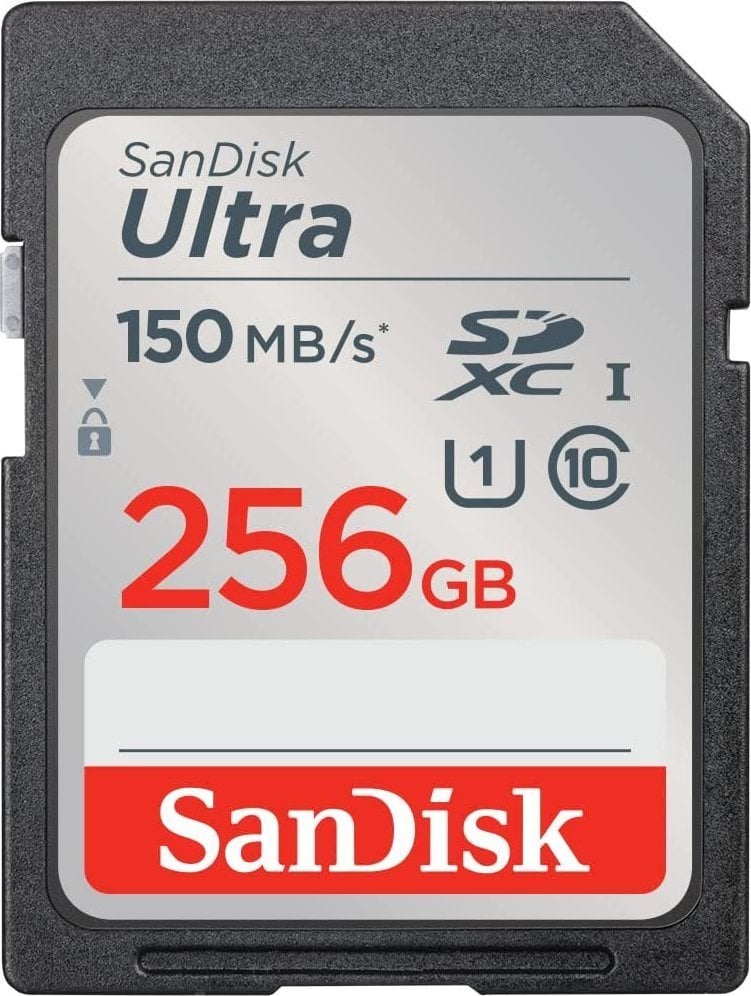 Card SanDisk Ultra SDXC 256 GB clasa 10 UHS-I/U1 (SDSDUNC-256G-GN6IN)