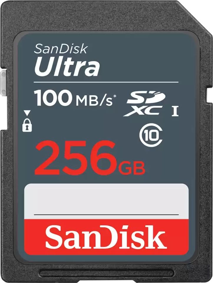 Card SanDisk Ultra SDXC 256 GB clasa 10 UHS-I/U1 (SDSDUNR-256G-GN3IN)