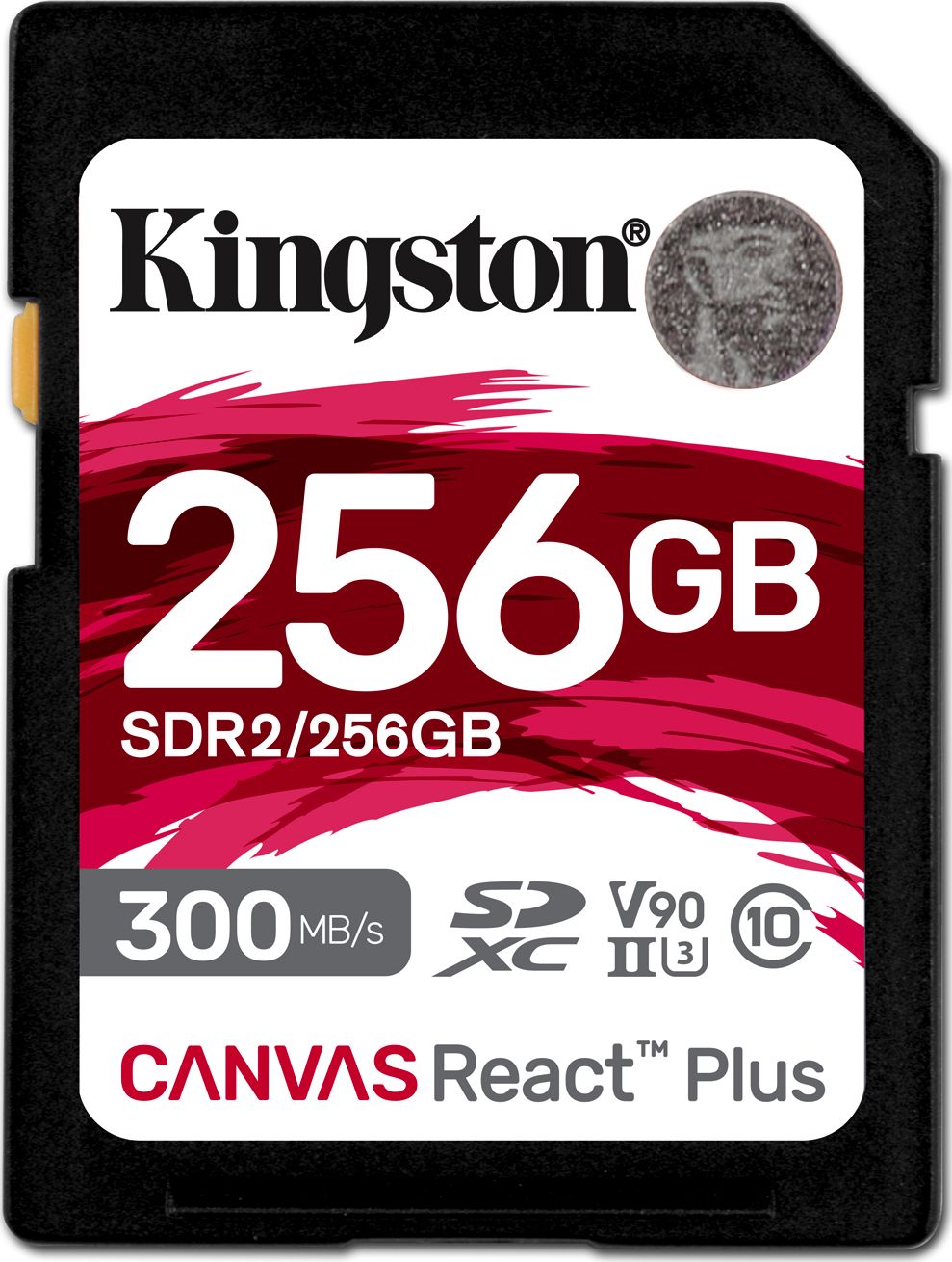 Card SDXC Kingston Canvas React Plus 256 GB clasa 10 UHS-II/U3 V90 (SDR2/256 GB)