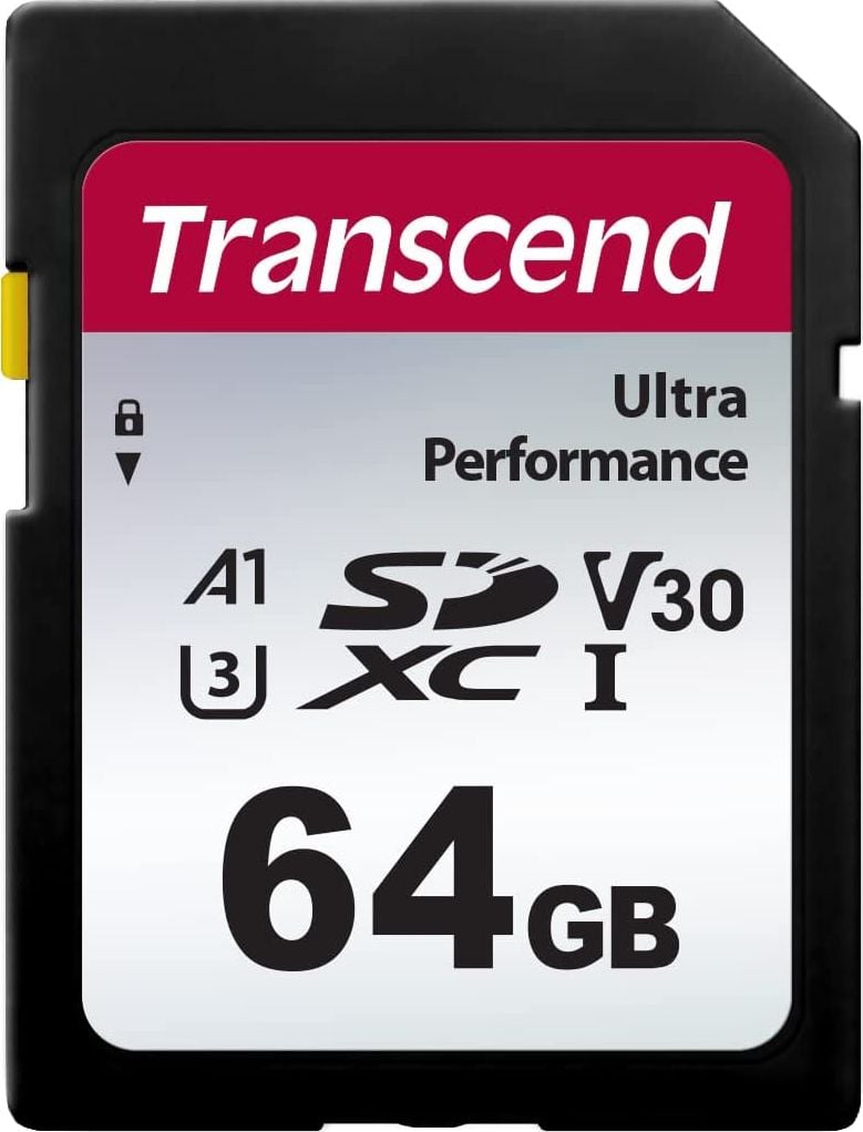 Card SDXC Transcend 340S 64GB Clasa 10 UHS-I/U3 A1 V30 (TS64GSDC340S)