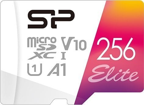 Card Silicon Power Elite MicroSDXC 256 GB clasa 10 UHS-I/U1 A1 V10 (SP256GBSTXBV1V20SP)