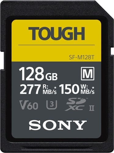 Carduri memorie - Card Sony SF-M Tough SDXC 128GB Clasa 10 UHS-II U3 V60 (SFM128T/T1)