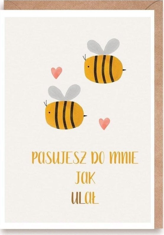 Cardie Valentine Bees, plic eco K156