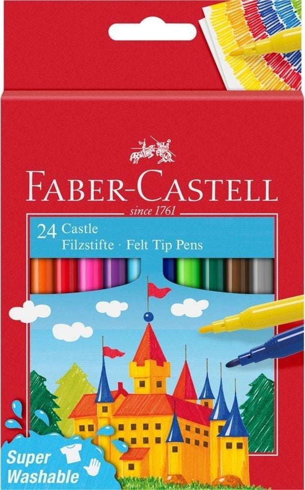 Carioca Faber-Castell 2021, 24 culori