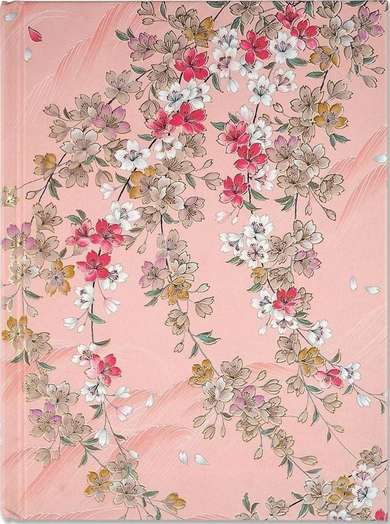 Carnet cusut cu flori de cireș Peter Pauper Press (356432)