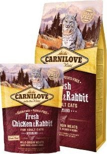 Fresh Carnilove Cat Chicken & Rabbit Gourmand - pui 400g și iepure