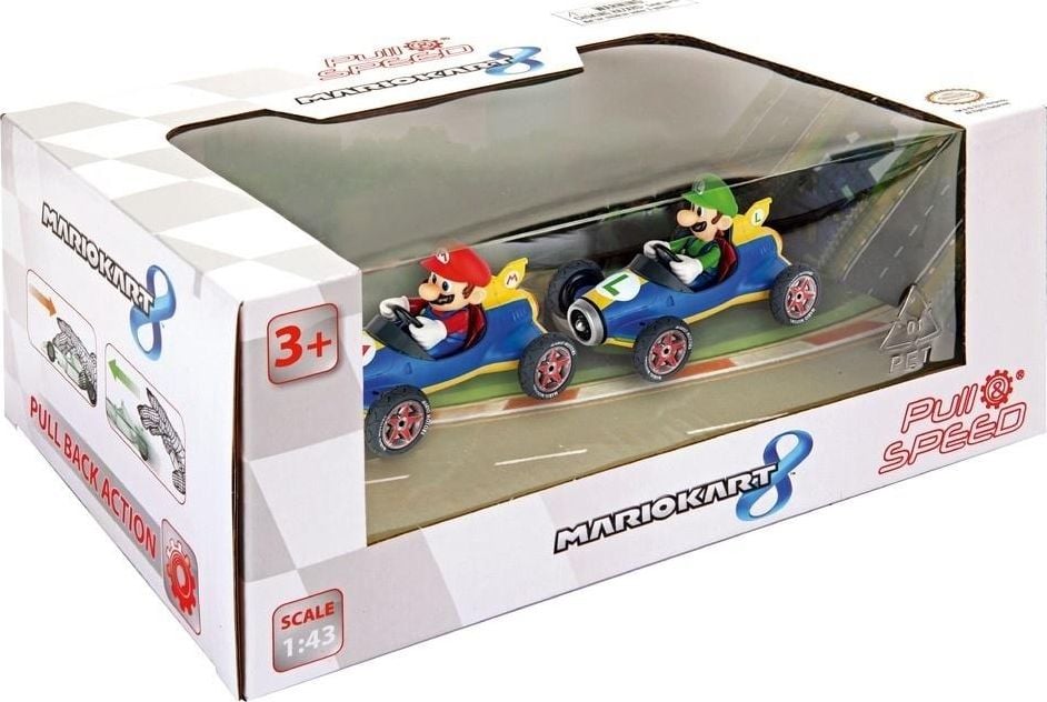 Carrera Carrera Pull&amp;Speed Nintendo Mario Kart 8 2-pak