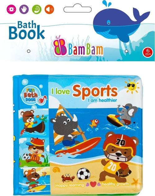 Cartea de înot BamBam Animale și sport 432484