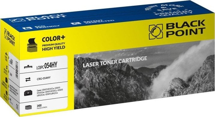 Cartuș de toner Black Point LCBPC054HY galben compatibil cu CRG-054HY (BLC054HBYBW)