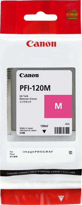 Cartus cerneala canon pfi-120m magenta capacitate 130ml, Magenta