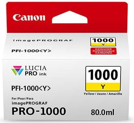 Cartus cerneala Lucia Pro PFI-1000 Yellow pentru imagePROGRAF PRO-1000