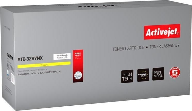 Cartuș de toner Activejet ATB-328YNX Galben Compatibil cu TN-328 (ATB-325YNX)