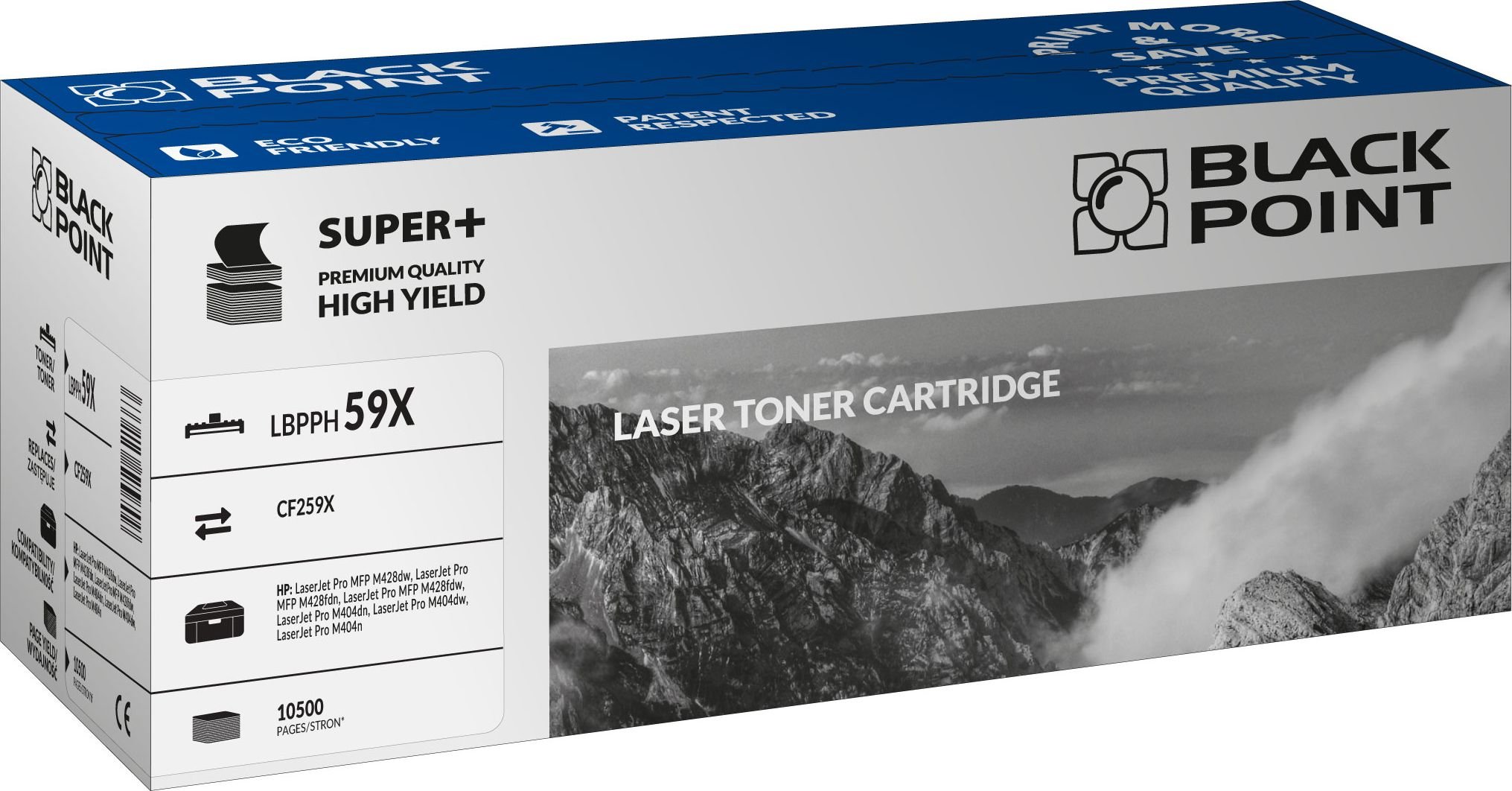 Cartuș de toner Black Point LBPPH59X Negru compatibil cu 59X (LBPPH59X)