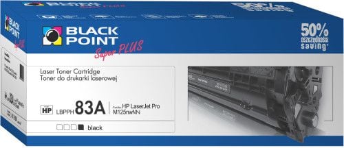 Tonere imprimante laser - Cartuș de toner Black Point LBPPH83A Negru compatibil cu 83A (LBPPH83A)