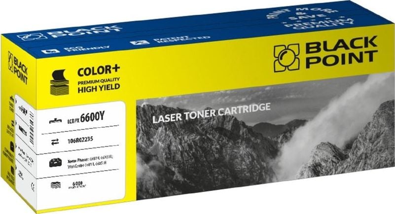 Cartuș de toner Black Point LCBPX6600Y galben compatibil cu 106R02235 (LCBPX6600Y)