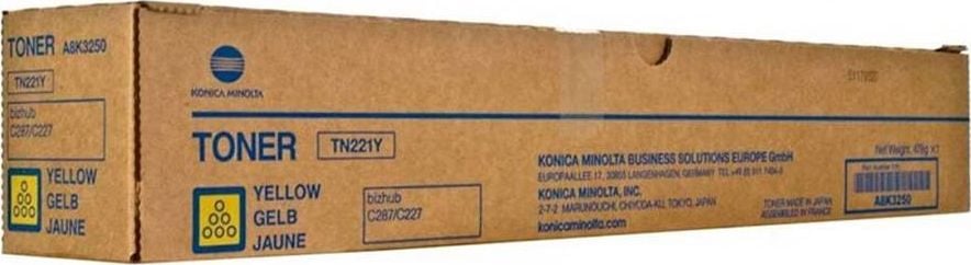 Cartuș de toner Konica Minolta TN-221 Galben Original (A8K3250)