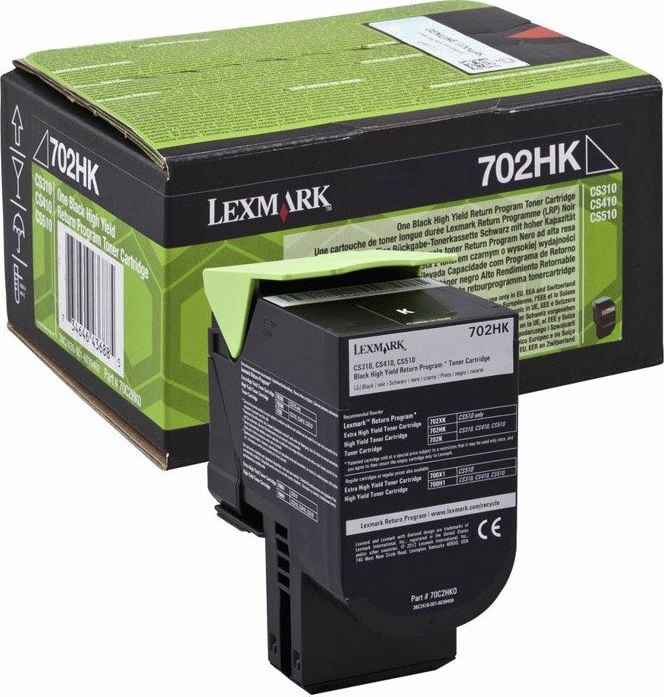 Cartuș de toner Lexmark 70C2HK0 negru original (70C2HK0)