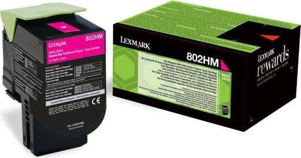 Cartuș de toner Lexmark 80C2HM0 Magenta Original (80C2HM0)