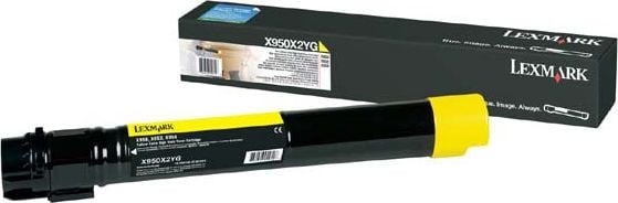 Cartuș de toner Lexmark X950X2YG galben original (X950X2YG)