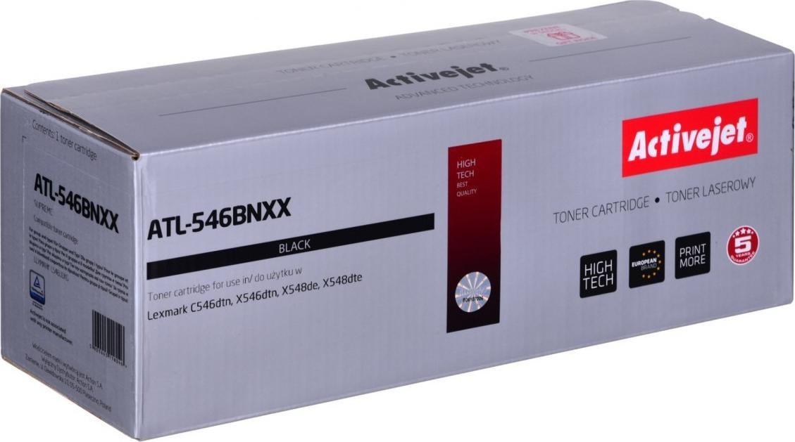 Cartuș de toner negru compatibil Activejet C546U1KG (ATL-546BNXX)