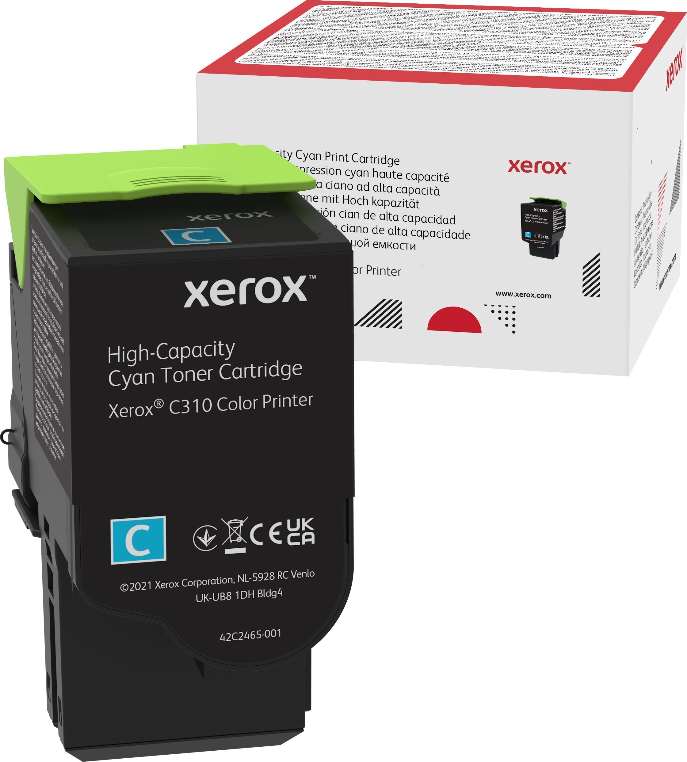 Cartuș de toner Xerox Xerox - Mit hoher Kapazitat - Cyan - original - Tonerpatrone - pentru Xerox C310/DNI, C310/DNIM, C310V_DNI, C315/DNI, C315V_DNI, C315V_DNIUK