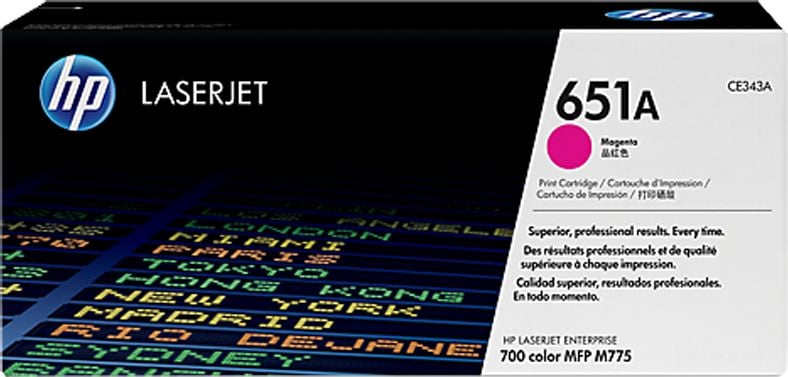 Cartus toner HP CE343A, magenta, 16k, HP LaserJet Enterprise 700 MFP M775DN, LaserJet Enterprise 700 MFP M775F, LaserJet Enterprise 700 MFP M775Z, LaserJet Enterprise 700 MFP M775Z+, NR.651