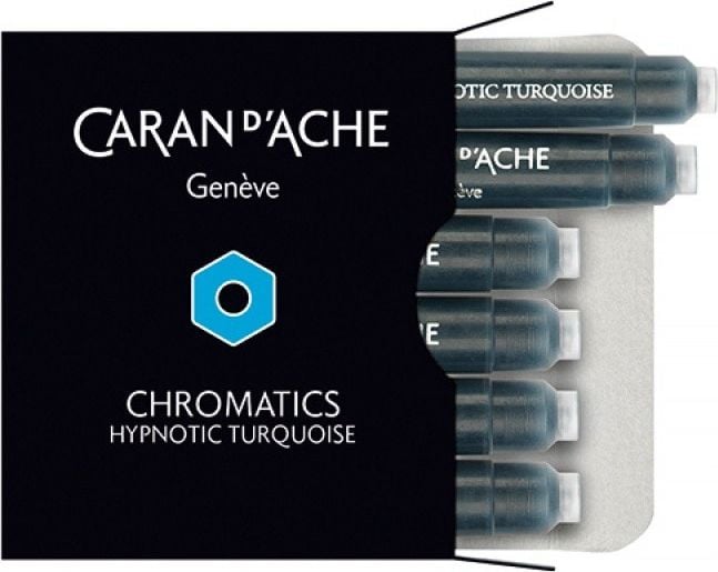 Cartușe Caran d`Arche Chromatics turcoaz 6 buc