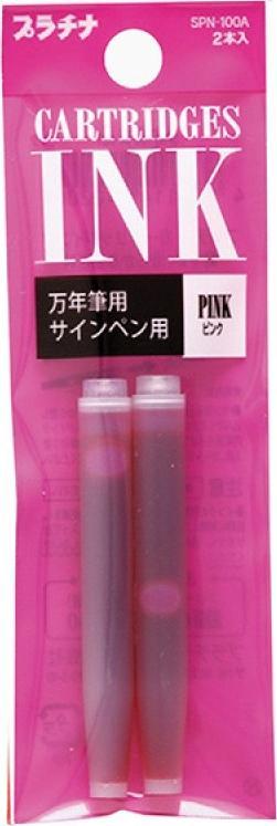 Mine, rezerve si cerneala - Cartușe de cerneală Platinum PLATINUM, 2 buc, roz