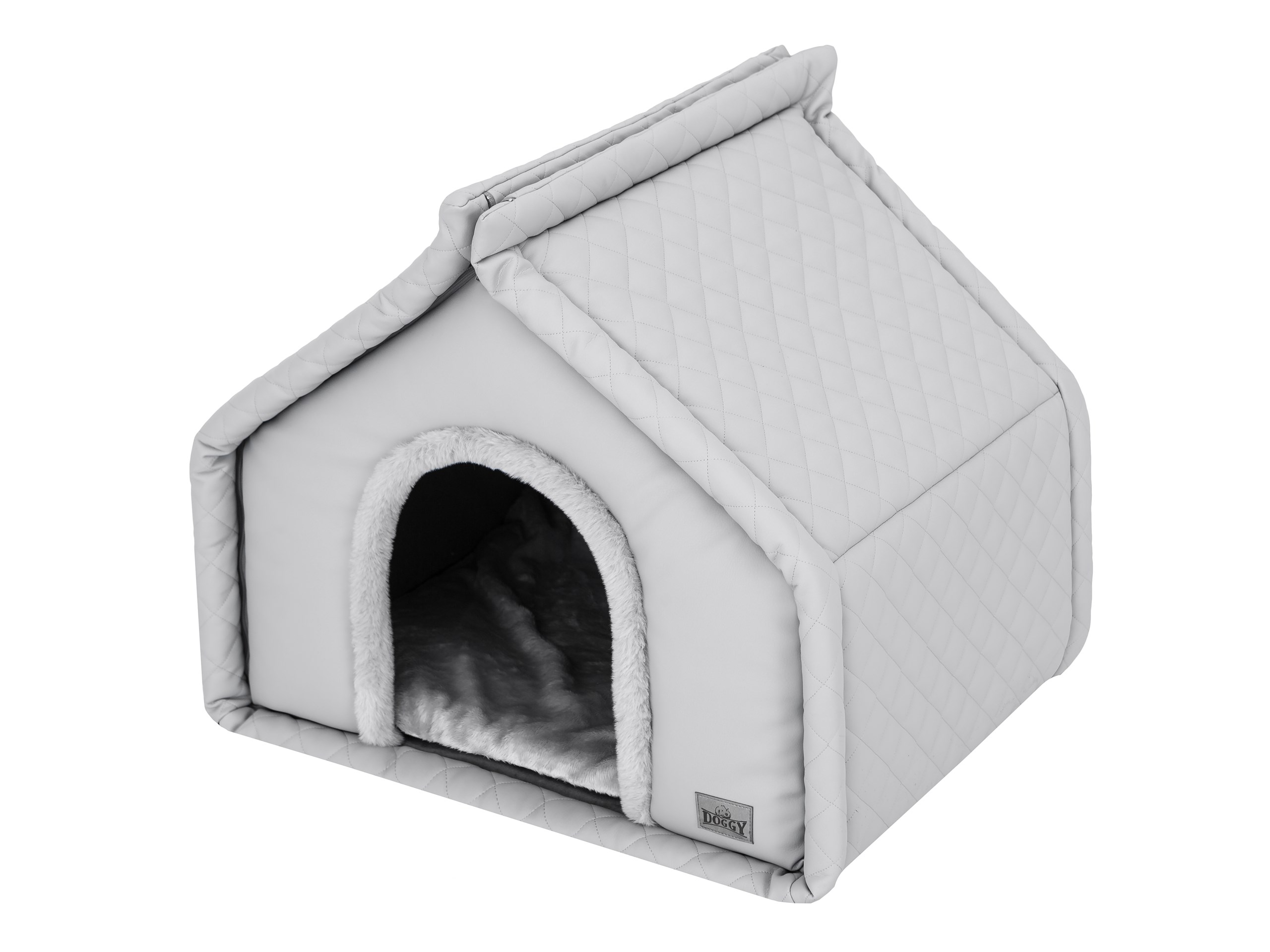 Casa pentru animale de companie, alb, Hobbydog - 52x42x47